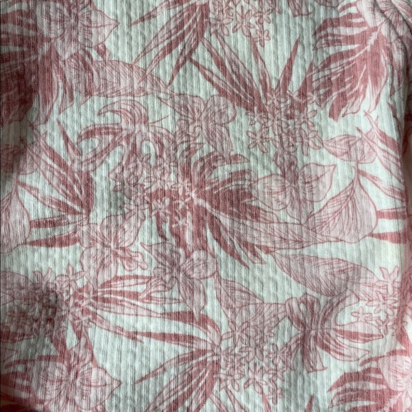 UGG Australia REAL UGG Light Pink Tropical Leaf Pattern Robe - Picture 12 of 16